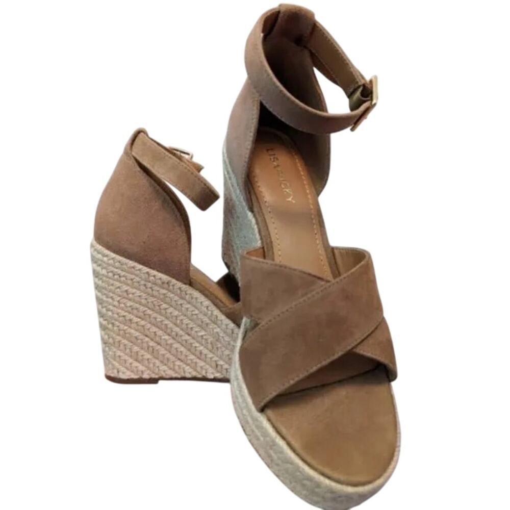 LISA VICKY Gemi-V Cognac Kid Suede, Size 11M, New in Box